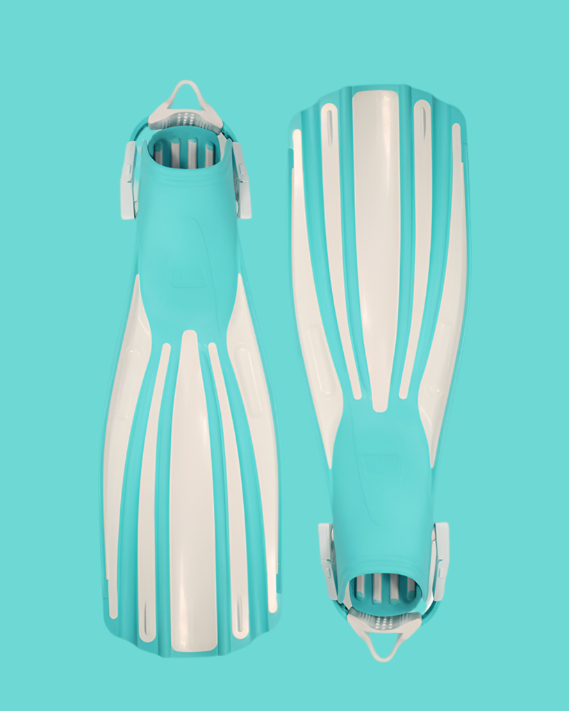 Rech Fins Fourth Element Aqua White