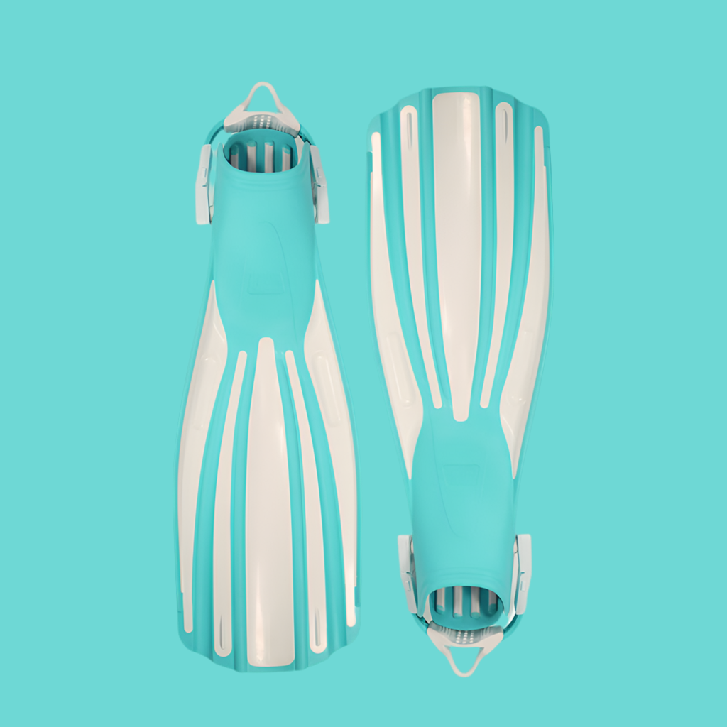Rech Fins Fourth Element Aqua White