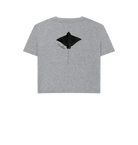 Athletic Grey Printed T-shirt Back