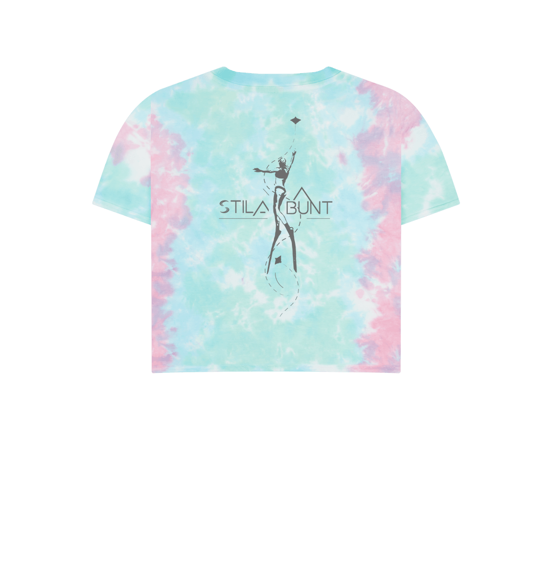 Pastel Tie Dye Printed T-shirt Back
