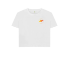 White Printed T-shirt Front